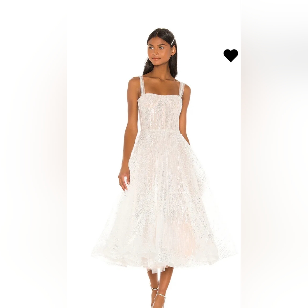 Bronx & Banco Mademoiselle Bridal Midi Dress Size L